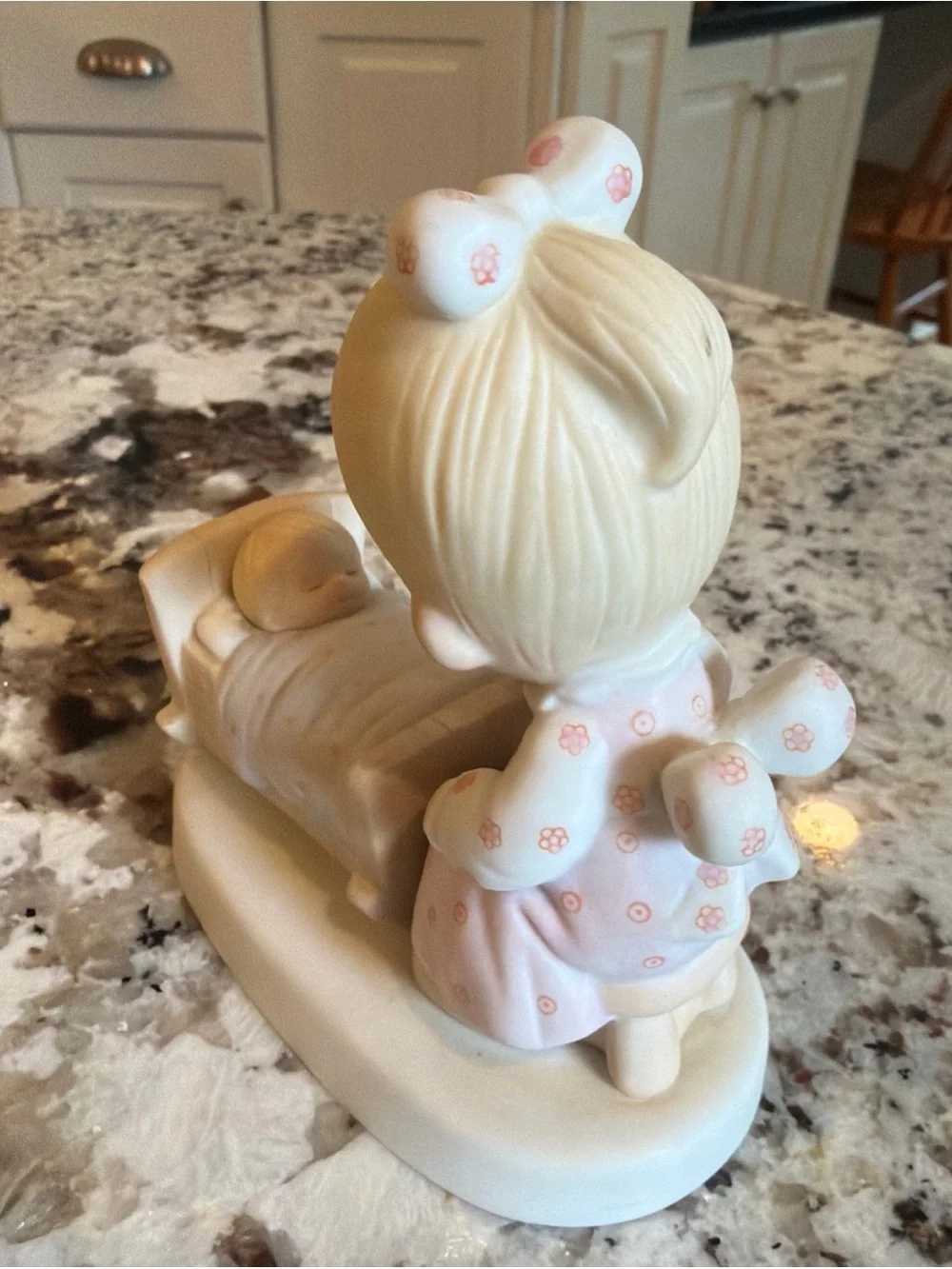 Precious Moments Girl Rocking Cradle The Hand That Rocks The Future 1979 E-3108